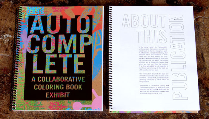 Autocomplete exhibition curation and catalog design