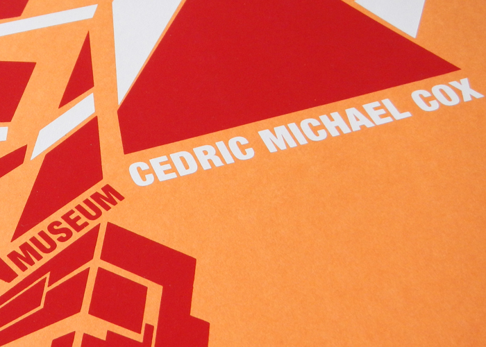 Cedric Michael Cox identity and print collateral