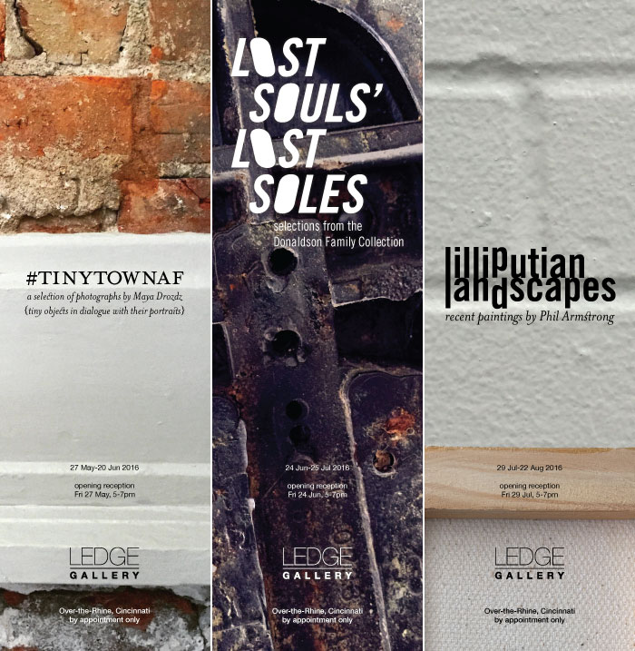Ledge Gallery promotional posters
