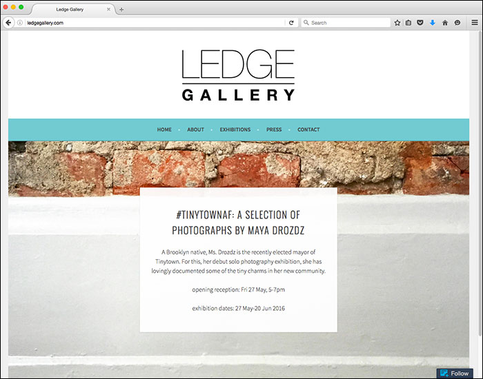 Ledge Gallery site